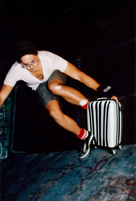 Inpainted suitcase example