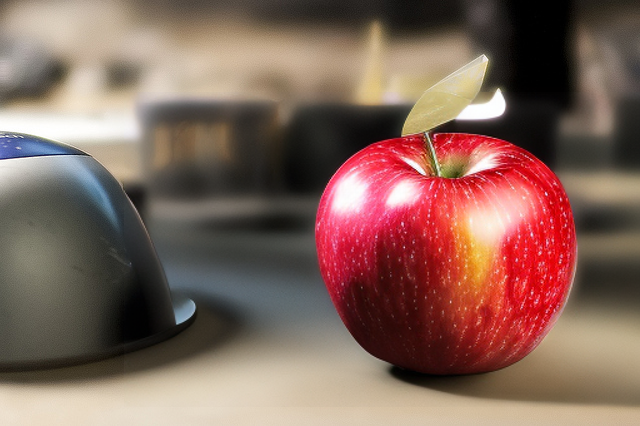 Inpainted apple example